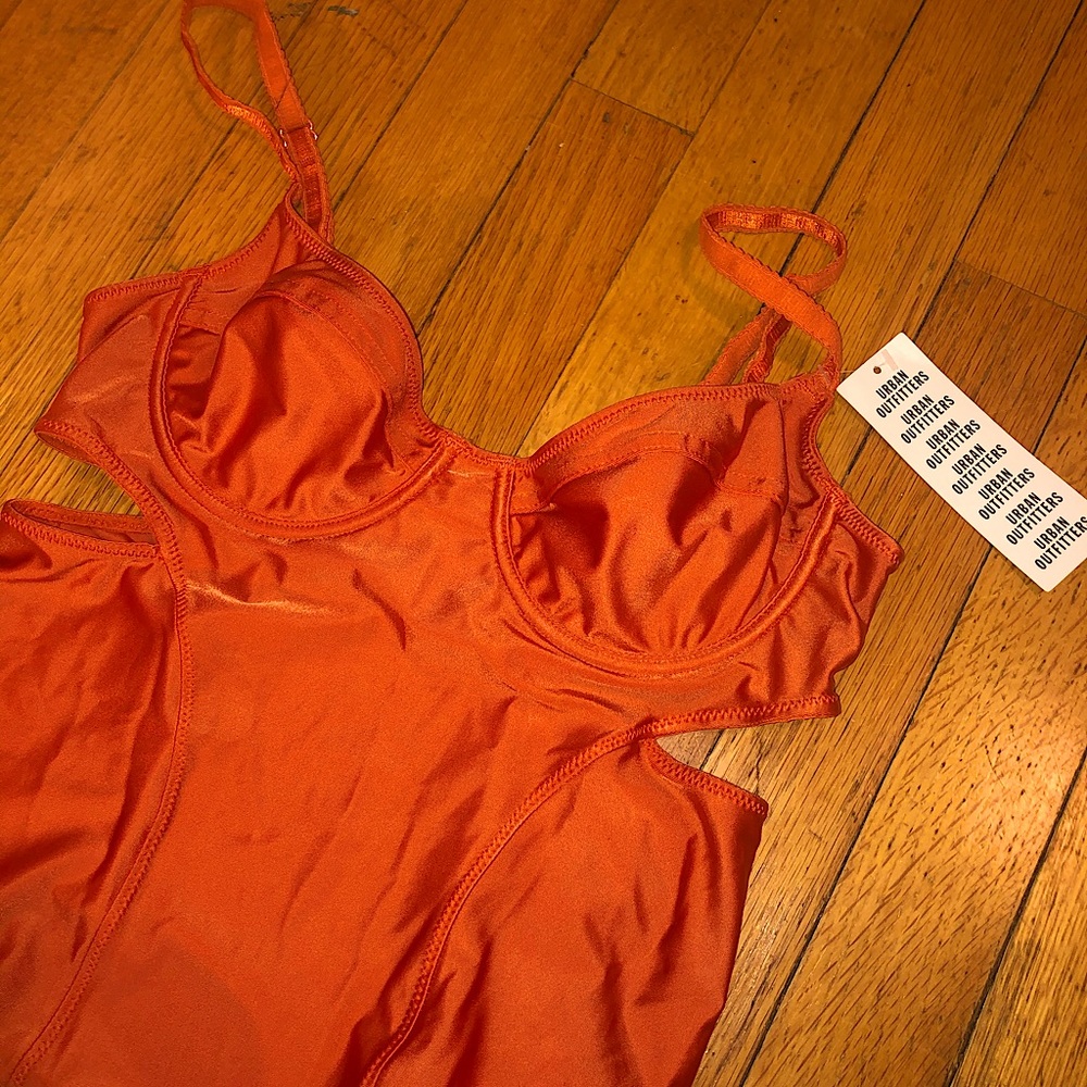 Urban Outfitters Satin Bodysuit